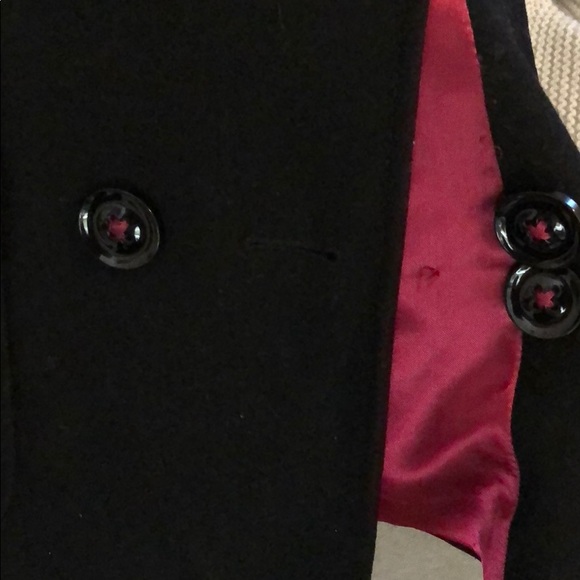 Black Miss Sixty Pea Coat style Jacket - Picture 7 of 8